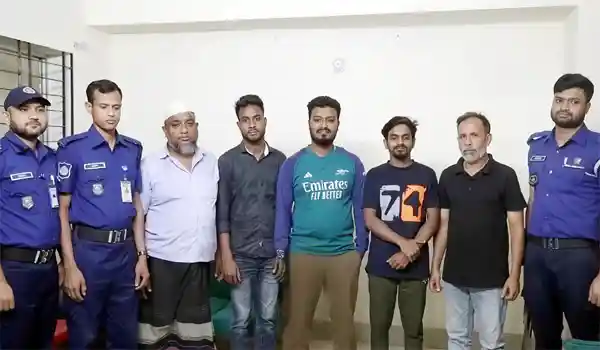 মিছিল আটক ৫ জন