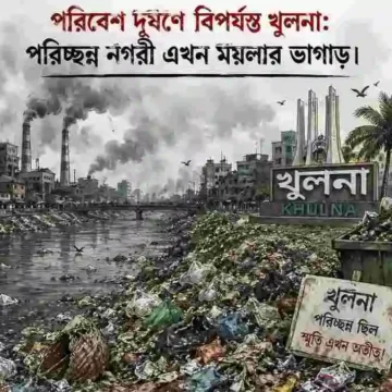 পরিবেশ দূষণে বিপর্যস্ত খুলনা
