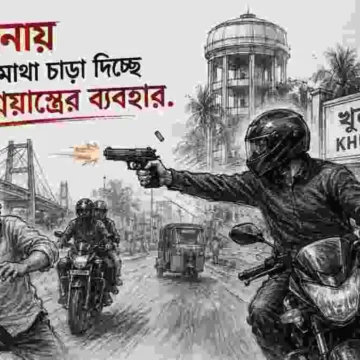 খুলনায় উদ্বেগজনক ভাবে বাড়ছে আগ্নেয়াস্ত্রের ব্যবহার