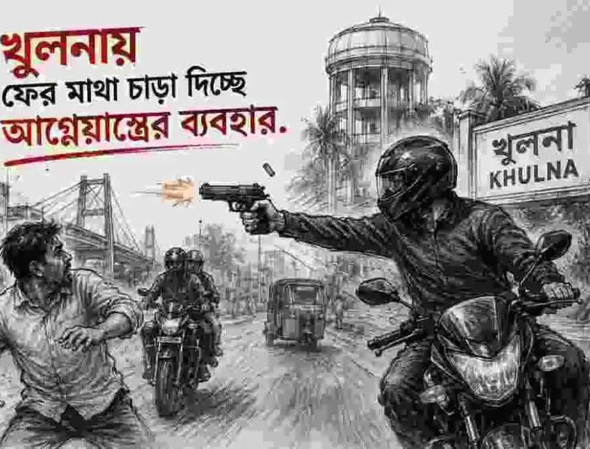 খুলনায় উদ্বেগজনক ভাবে বাড়ছে আগ্নেয়াস্ত্রের ব্যবহার