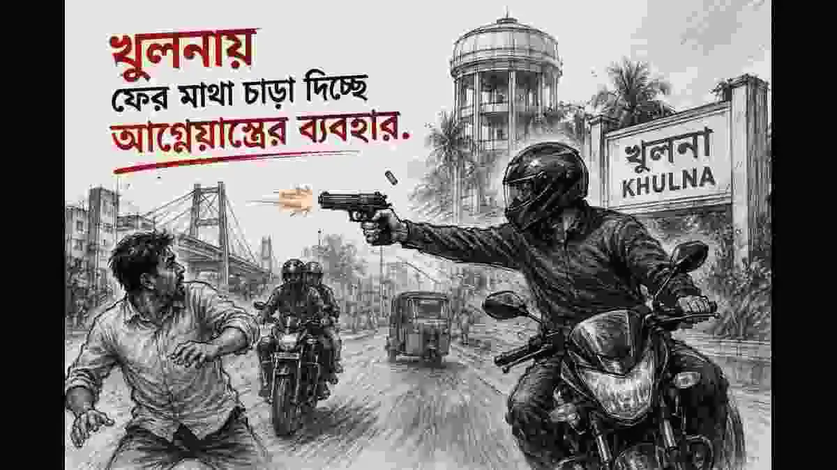 খুলনায় উদ্বেগজনক ভাবে বাড়ছে আগ্নেয়াস্ত্রের ব্যবহার