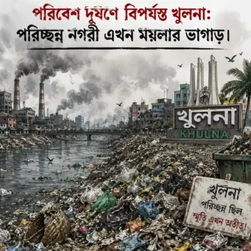 পরিবেশ দূষণে বিপর্যস্ত খুলনা