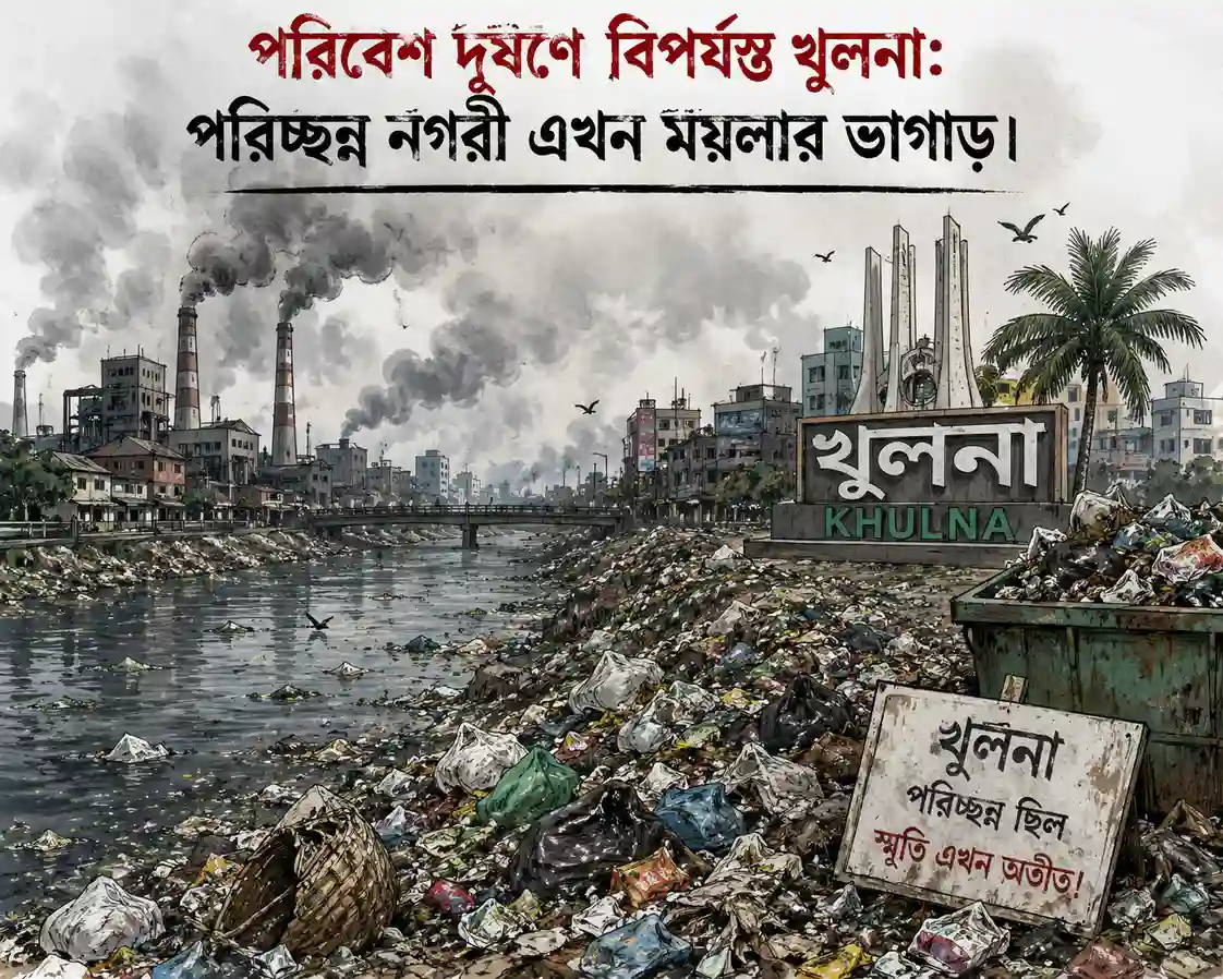 পরিবেশ দূষণে বিপর্যস্ত খুলনা