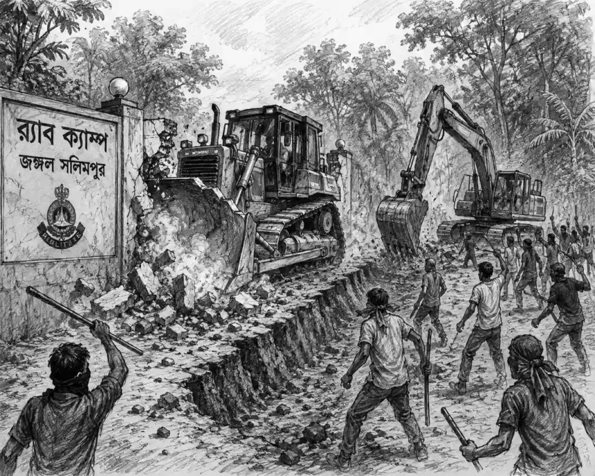 জঙ্গল সলিমপুর যৌথ ক্যাম্পে হামলা