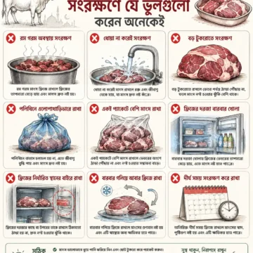 কোরবানির মাংস সংরক্ষণে