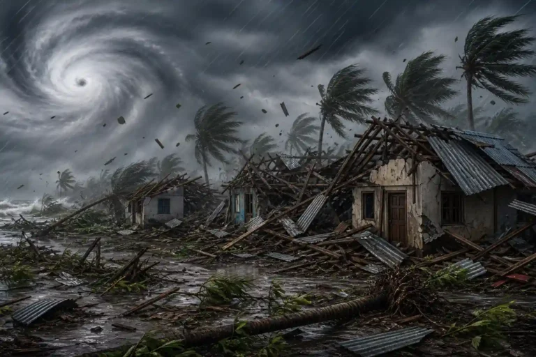 আকস্মিক ঝড়ে ব্যাপক ক্ষয়ক্ষতি: লণ্ডভণ্ড বাগেরহাট শহর