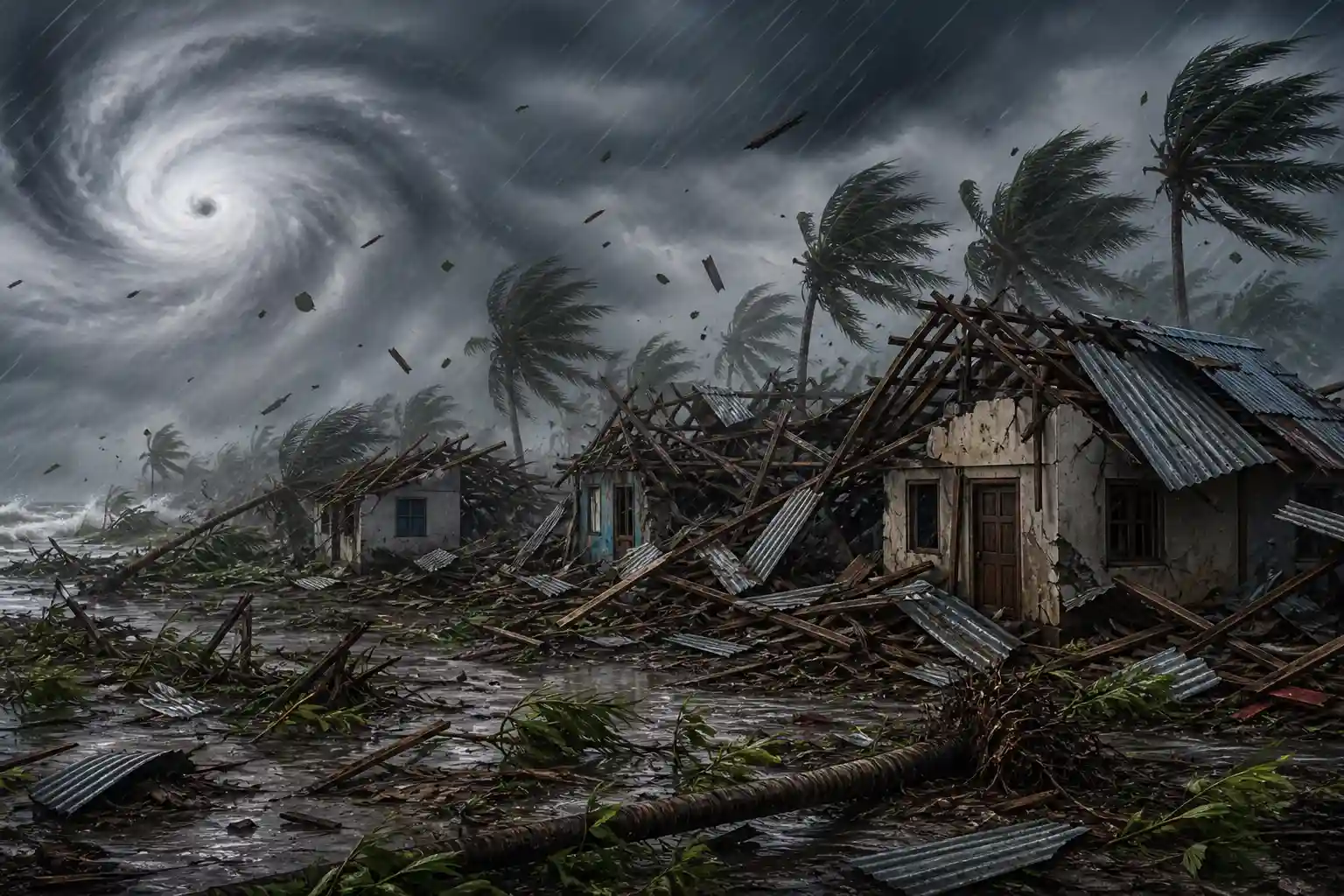 আকস্মিক ঝড়ে ব্যাপক ক্ষয়ক্ষতি