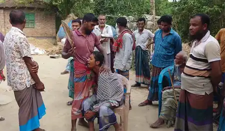 Jhenaidah 18052026-01 ঝিনাইদহে বিদ্যুৎস্পৃষ্টে স্বামী স্ত্রীর