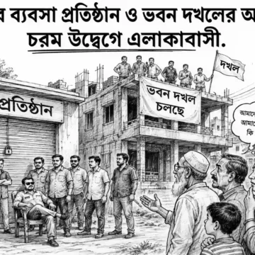 খালিশপুরে বহুতল ভবন দখল