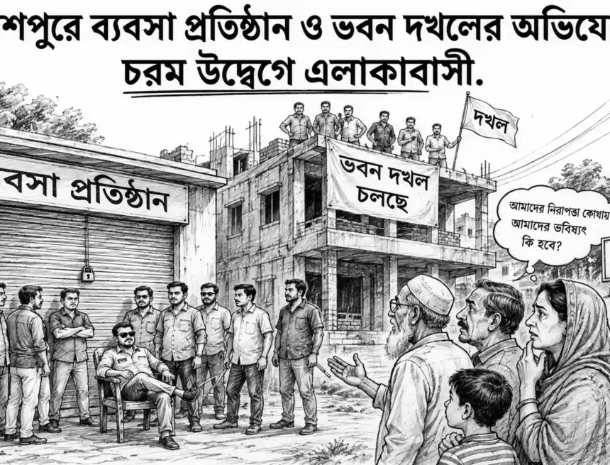 600 খালিশপুরে বহুতল ভবন দখল