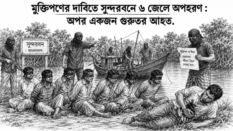 সুন্দরবনে ৬ জেলে অপহরণ, মুক্তিপণ দাবি বনদস্যুদের