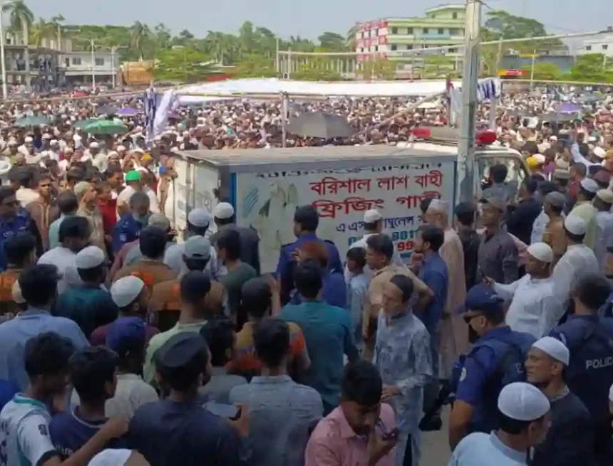 তোফায়েল আহমেদের জানাজা