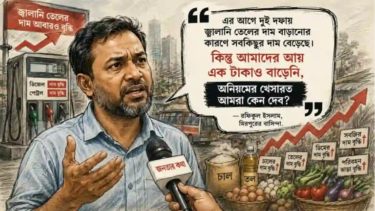 বিদ্যুতের দাম বৃদ্ধির প্রভাবে চরম সংকটে মানুষ