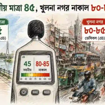 খুলনায় শব্দদূষণের ভয়াবহ চিত্র