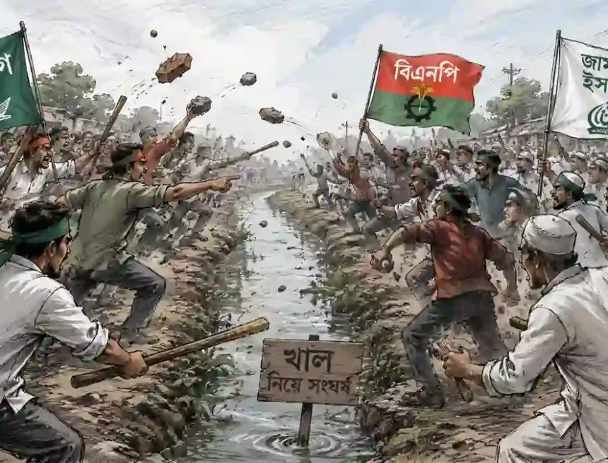 সরকারি খালের দখল