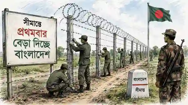 সীমান্তে কাঁটাতারের বেড়া নির্মাণ: ঐতিহাসিক সিদ্ধান্ত