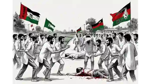 ভয়াবহ! হরিণাকুন্ডুতে দুই গ্রুপের সংঘর্ষে আহত ১৯