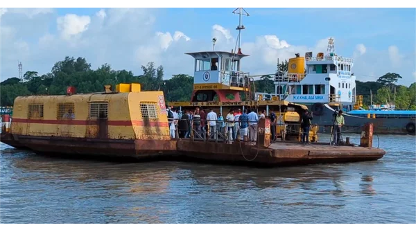 মোংলায় ২৪ ঘণ্টা ফেরি সেবার উদ্বোধন শেখ ফরিদুল ইসলাম