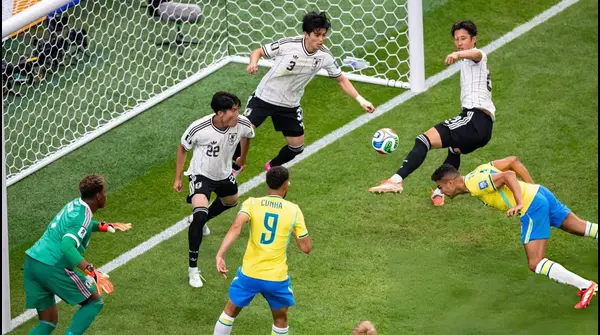 রুদ্ধশ্বাস ম্যাচে জাপানকে হারালো ব্রাজিল: ২-১ জয়